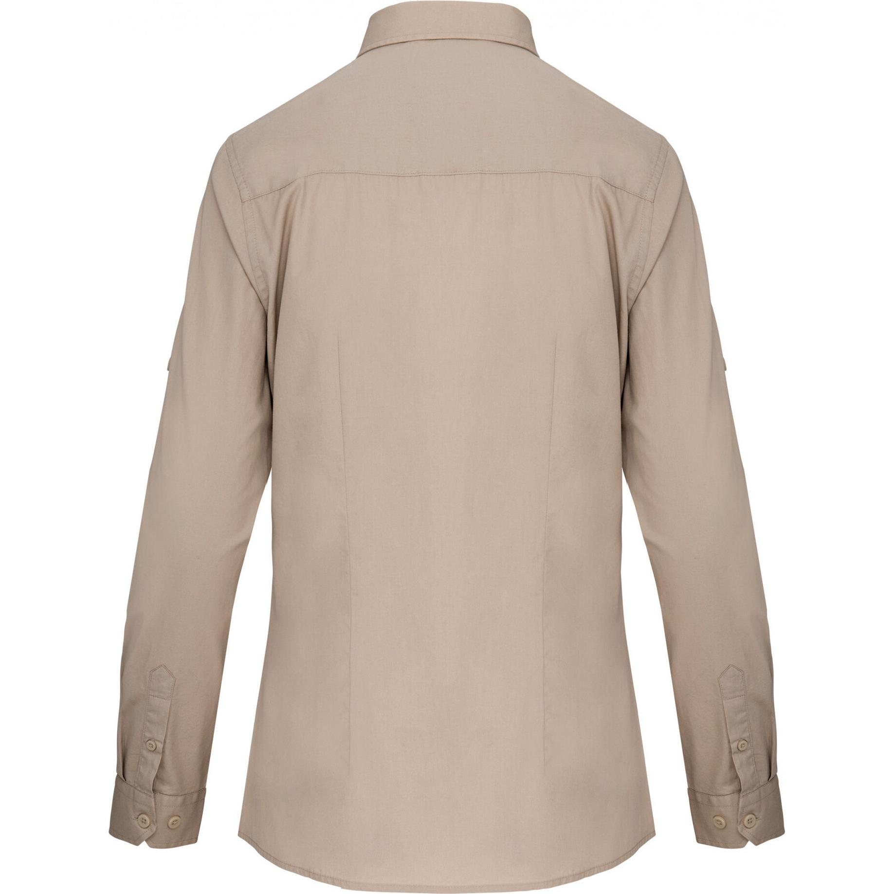 Thumbnail - Kariban, Damen, Hemd, Safari, Beige, (L)