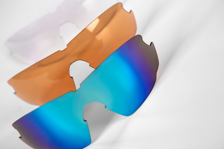 Actual product image Endura FS260-Pro glasses (Neon Peach, Smoke (with Light Reactive Plus and anti-fog coating))
