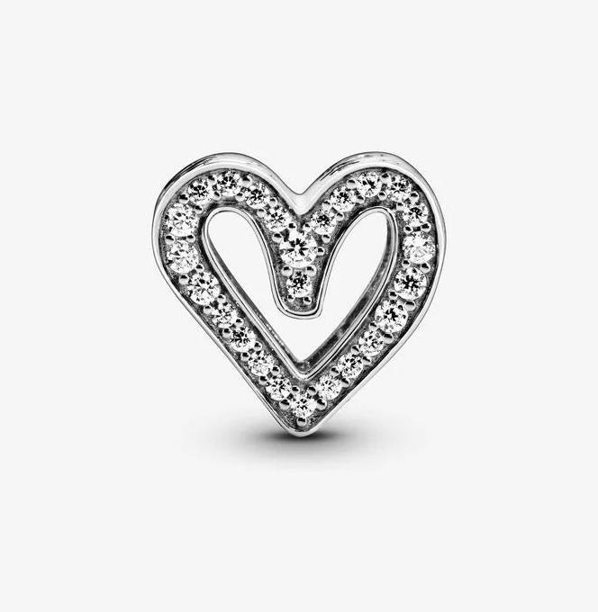 Produktbild Pandora Sparkling Freehand Heart (Sterling-Silber)