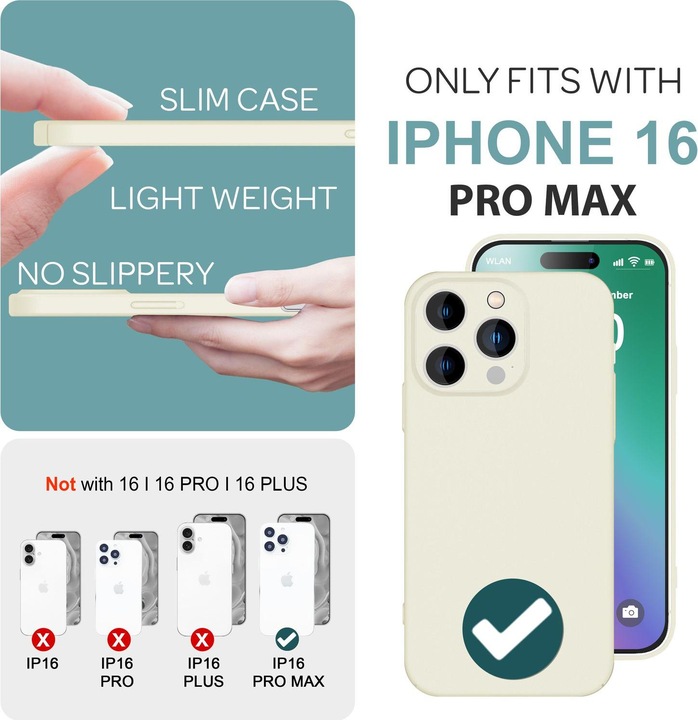 Actual product image Nalia Extra Thin Mobile Phone Case 0,5mm (Apple iPhone 16 Pro Max)
