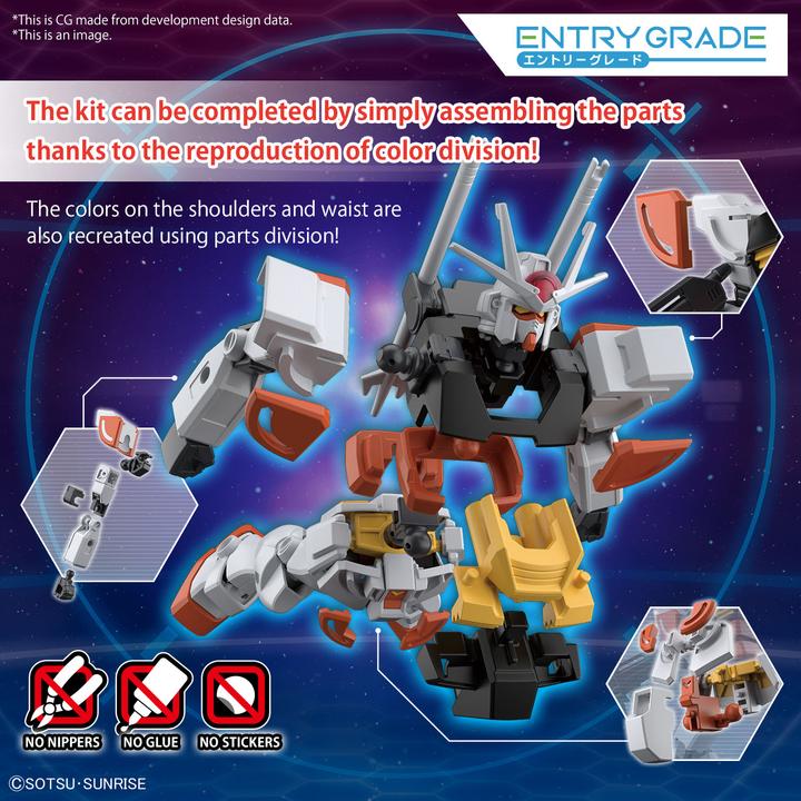 Produktbild Bandai GUNDAM - Entry Grade 1/44 LAH Gundam - Model Kit