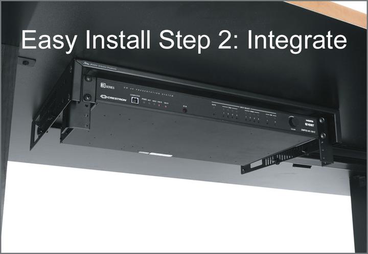 Actual product image Legrand Products UTB-HR-A2-14 Rack 1U/2U Ceiling Mounted Shelf Black