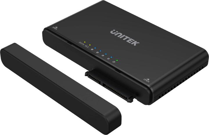 Productafbeelding Unitek S1222A kabel genderwisselaar USB 3.2 SATA 2 5/3 5' & M.2 PCIE/NVME Zwart (M.2 2280)