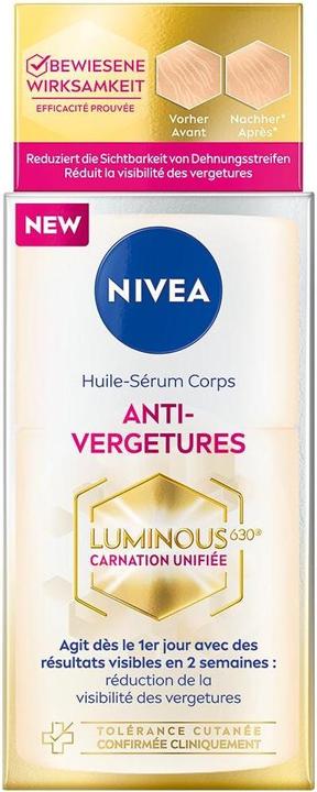 Actual product image NIVEA Luminous Body Öl-Serum Anti-Dehnungsstreifen (Body oil, 100 ml)