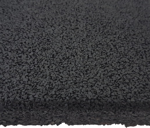 Actual product image Stockz Rubber floor "Standard Tiles Black" 100x100cm (2 cm)