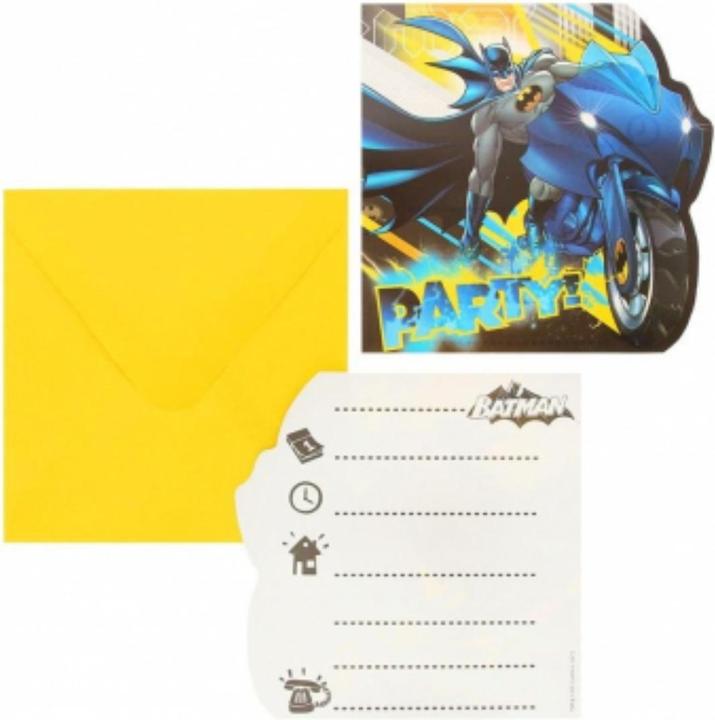 Image du produit Procos Invitations - Batman (6pcs)