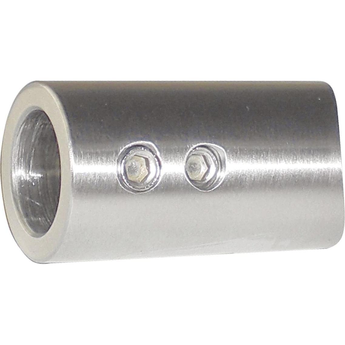 Croso Traversenhalter mit Kopfbohrung, für Rohr ø 42,4 mm,Edelstahl V2A, Montage Lichttechnik, Silber