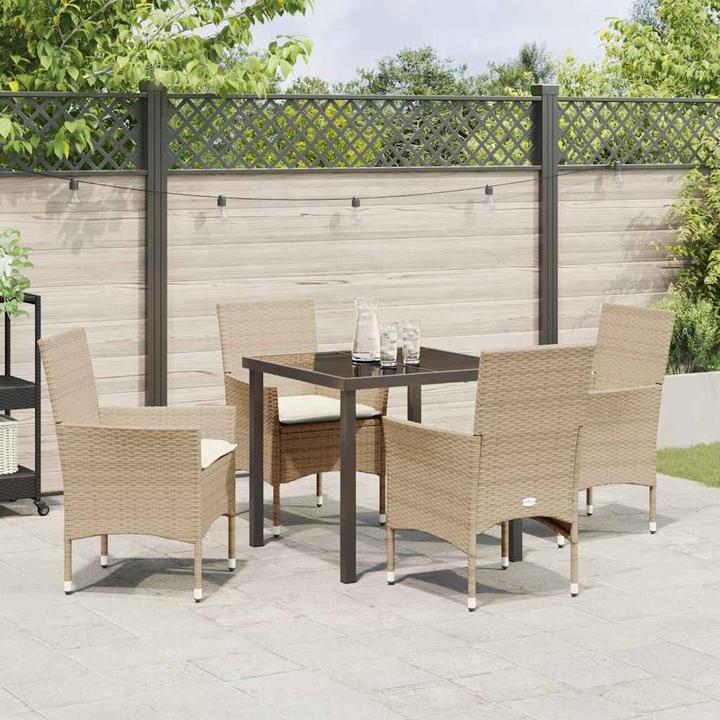 Produktbild vidaXL Garten Essgruppe (80 x 80 x 73 cm)
