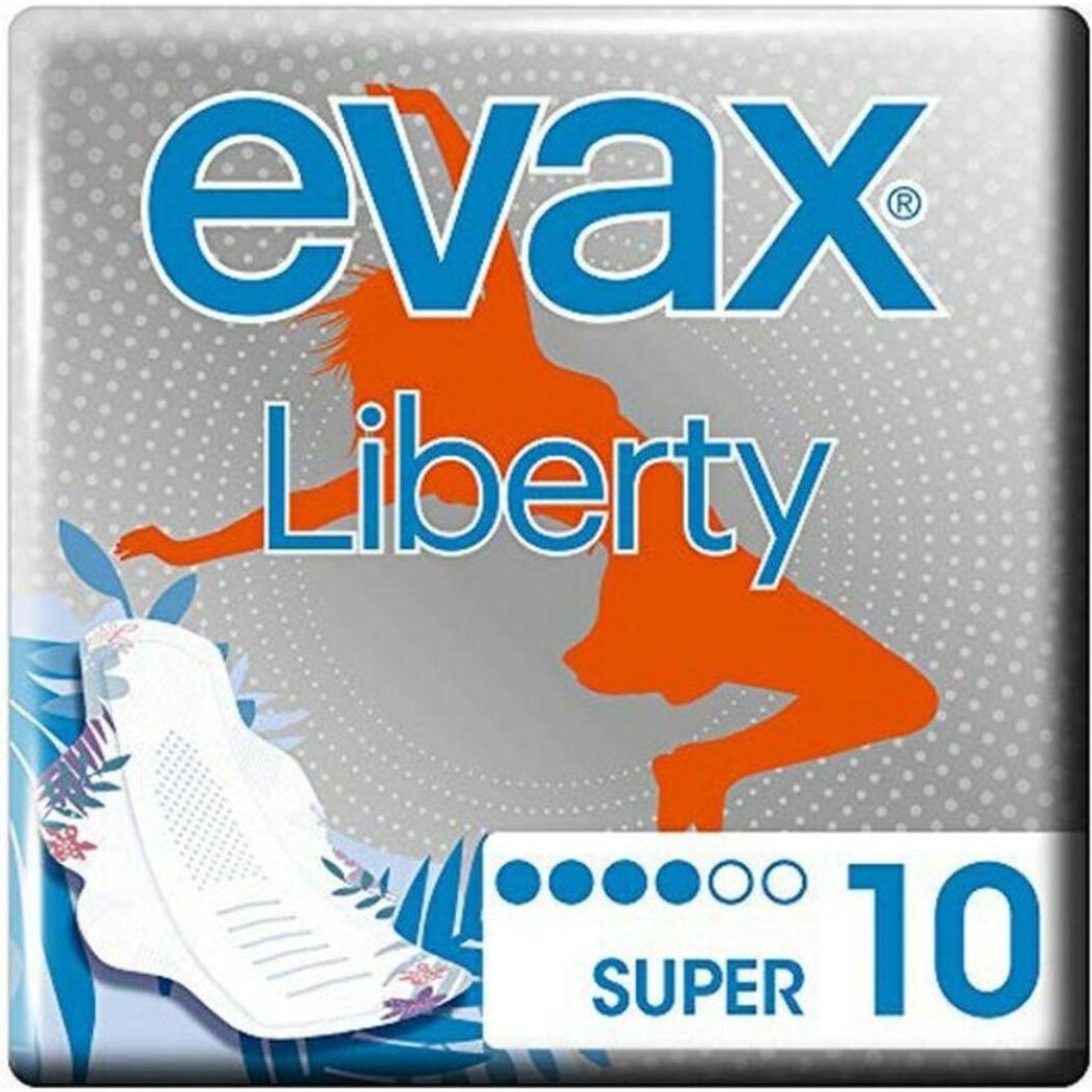 Evax , Assorbenti, Liberty Compresas Super Alas 10 Uds