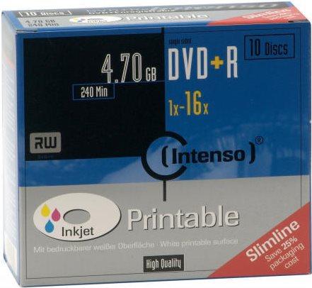 Produktbild Intenso Dvd+R 4.7gb (10x)
