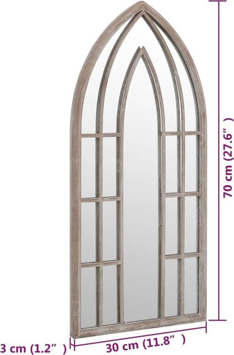 Actual product image vidaXL Spiegel (70 x 30 cm)