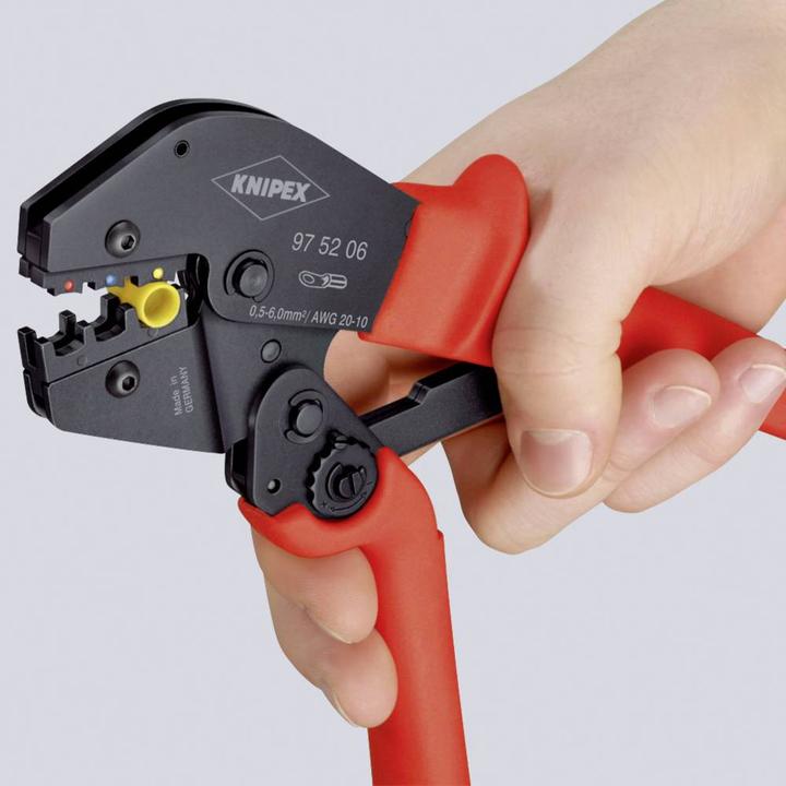 Productafbeelding Knipex Krimptang ook voor bediening met twee handen 97 52 13 (250 mm)