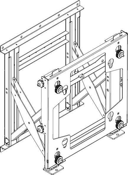 Produktbild Nilox ITB PM5920 TV-Wandhalterung 2,41 m (95') Schwarz (Wand, 150 kg)