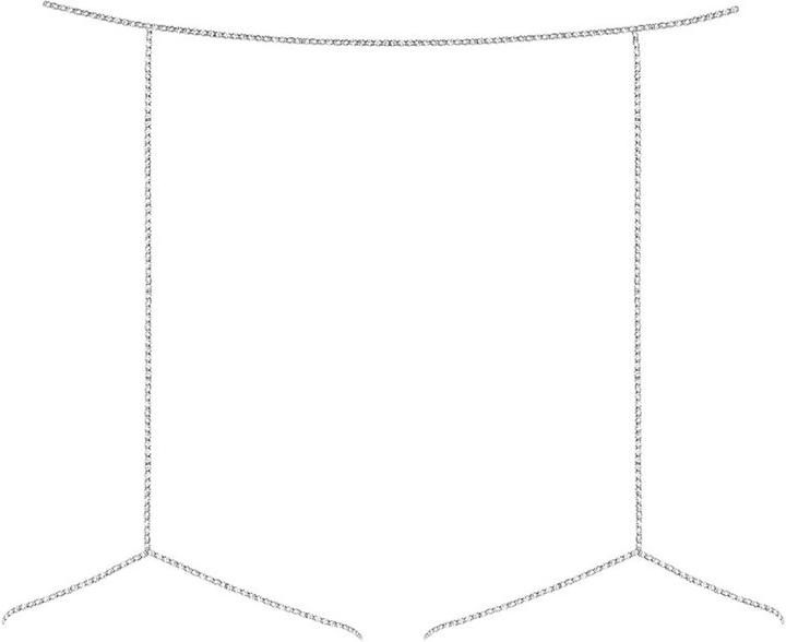 Actual product image Obsessive OB Bijou 905 Body Chain Silver (One size)