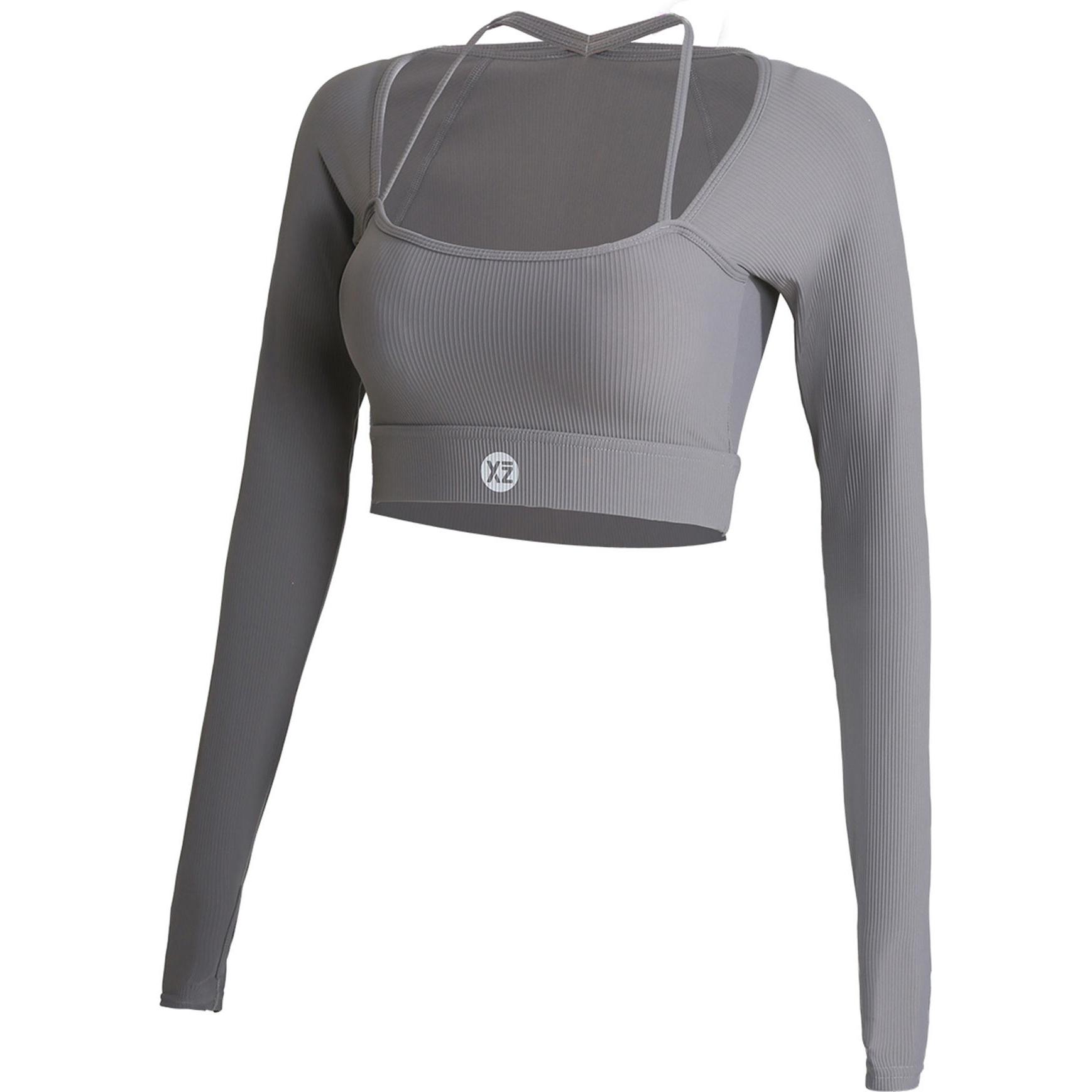 Yeaz, Damen, Sportshirt, Club Level (M), Grau, M