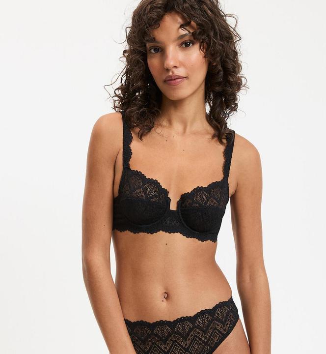 Produktbild La Redoute Collections Push-up-BH aus Spitze (Einzelpack, 85 E)