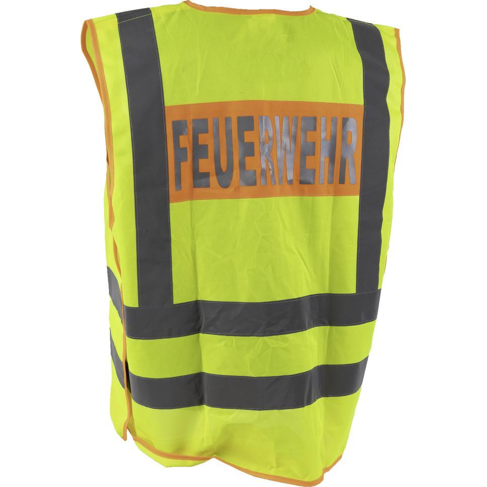 Thumbnail - Dönges, Warnweste + Warnshirt, Signalweste, Feuerwehr (vorne + hinten), gelb/orange