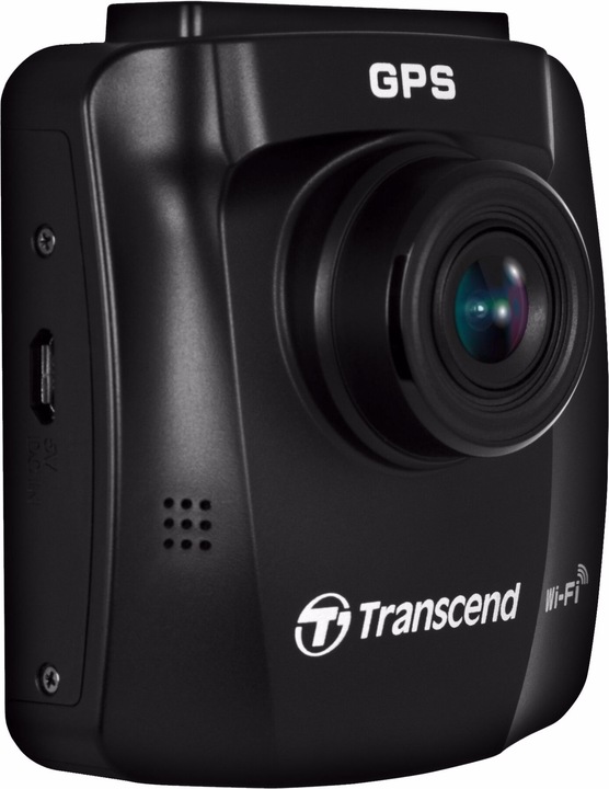Actual product image Transcend DrivePro 250 incl. 32GB microSDHC TLC (Wi-Fi, Built-in display, Bluetooth, Rechargeable battery, GPS receiver, Full HD)