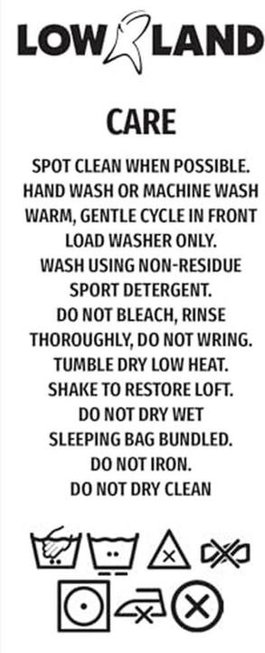 Actual product image Lowland OUTDOOR Ultra compact blanket - Donzen slaapzak - Weight 495g - 210x80 cm - Comfort temperature +8C (210 cm)