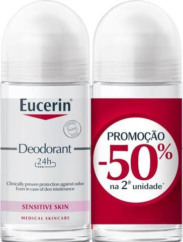 Produktbild Eucerin Deodorant 24H (Roll On, 2x50mL) (Roll-on)