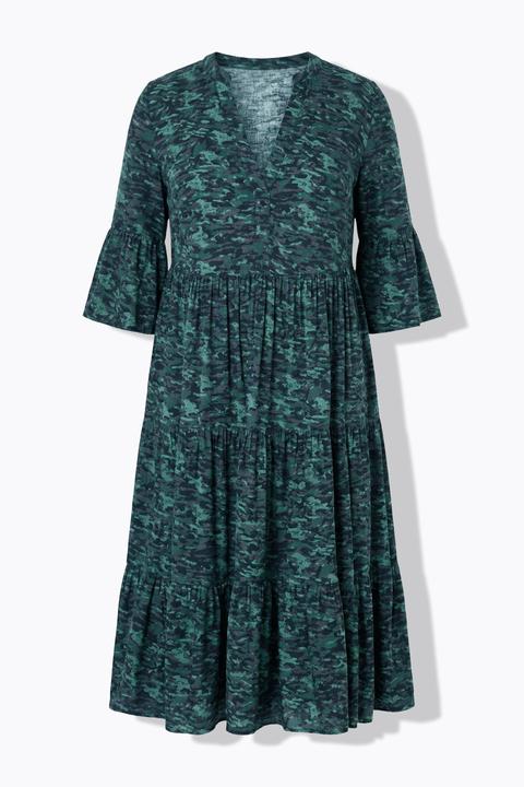 Produktbild Studio Untold Maxikleid, A-Line, Camouflage, 3/4-Ärmel (50, 52)