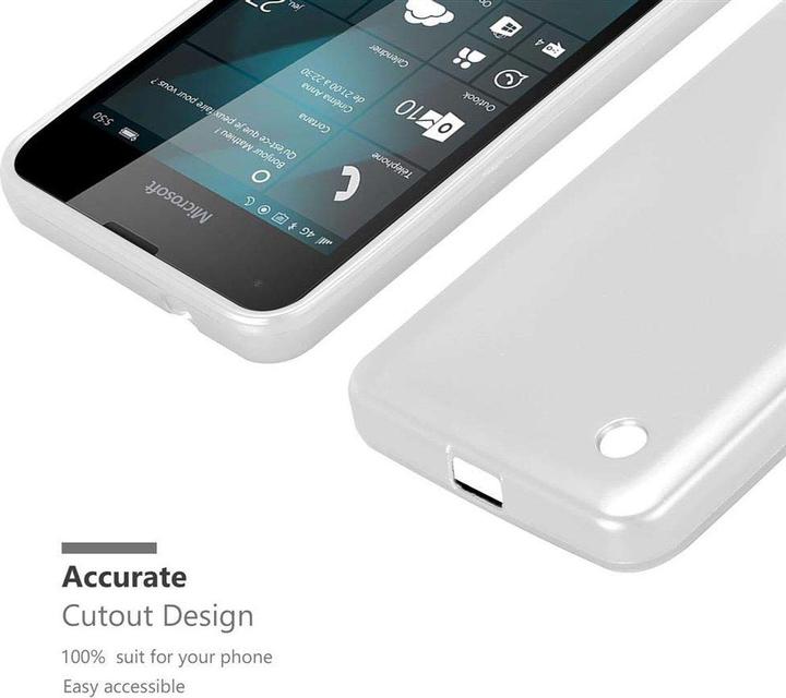 Image du produit Cadorabo Couverture métallique mate TPU (Microsoft Lumia 550)
