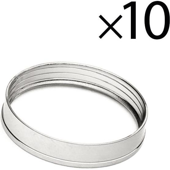 EKWB EK-Torque HTC-12 Farbring - 10er Pack, Wasserkühlung Anschluss, Silber