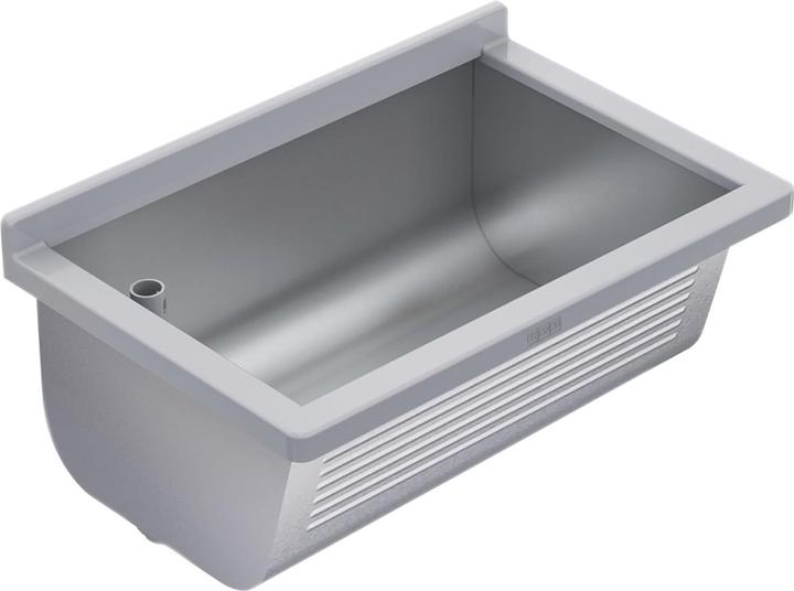Franke CA210/7N Wall-mounted sink Washbasin drain left satinised stainless steel (460 mm, 700 mm)