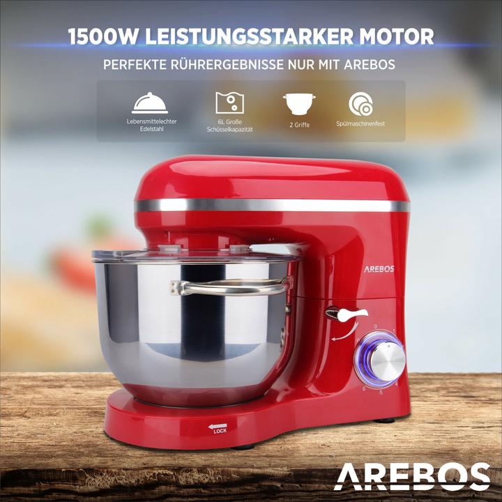Actual product image Arebos Food processor (1500 W)