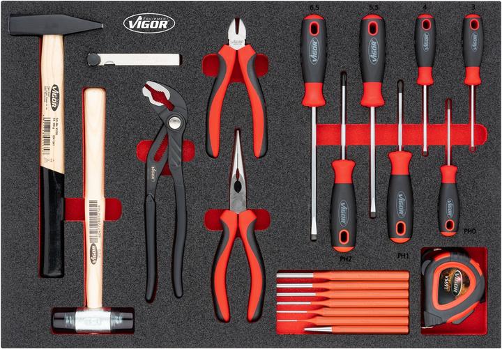 Vigor Martello Pinze Cacciavite Inserto L