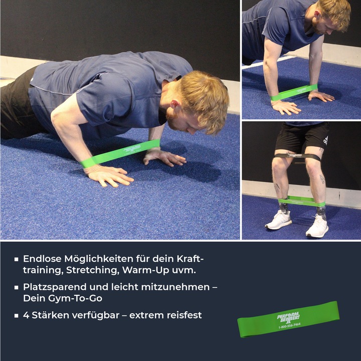 Image du produit Perform Better Set de 10 minibands (0.20 m, Extra fort)