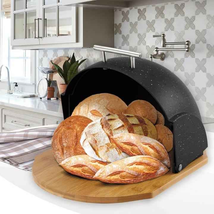 Image du produit Maestro MR-1678G-BLACK Brotlaib schwarz