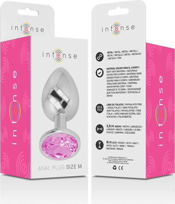 Produktbild Intense Anal Plug Metal Pink Size M
