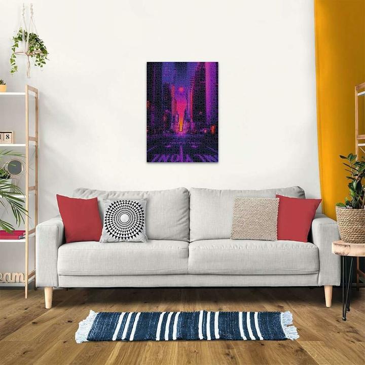 Actual product image Ravensburger Puzzle 12001436 - New York in Neon - 1000 piece puzzle for adults and children from 14 (1000 pieces)