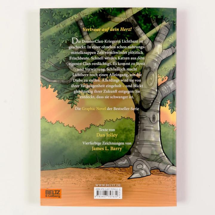 Actual product image Warrior Cats - Der Dieb des DonnerClans (German, James L., Dan Jolley, Erin Hunter, 2023)