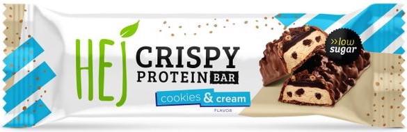 Actual product image HEJ Nutrition HEJ Crispy Protein Bar (45g) (White Chocolate Peanut, 1 pcs., 45 g)