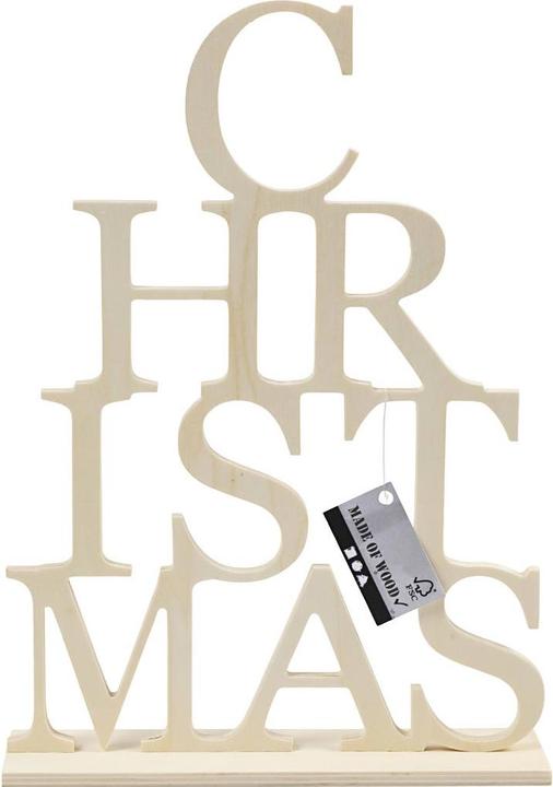 Actual product image Creativ Company Wooden Christmas Decoration Stand, 29 x 21 cm
