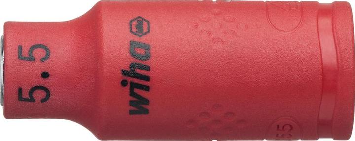 Produktbild Wiha Steckschlüsseleinsatz isoliert, 1/4", Aussensechskant, 5,5 mm (5.5 mm)