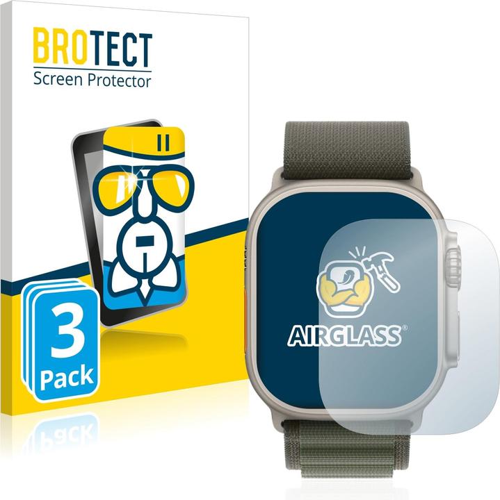 Actual product image BROTECT AirGlass Glass (Apple Watch Ultra)