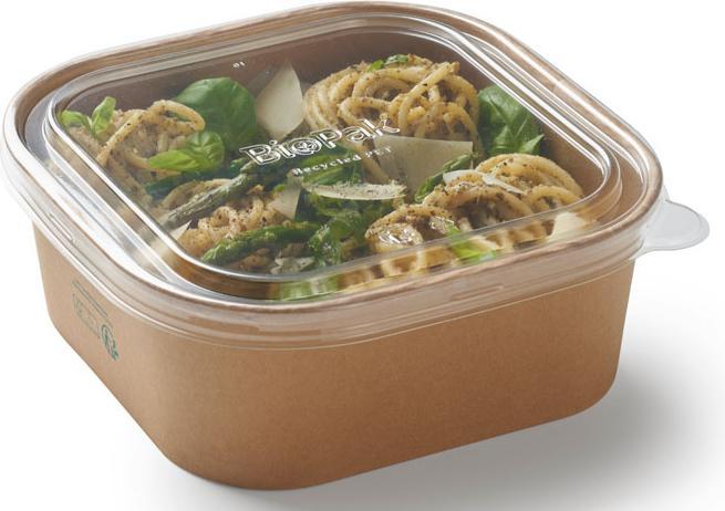 Immagine prodotto Biopak Insalatiera Brick Box Large 1200 ml, marrone, 40 pezzi (40 x)