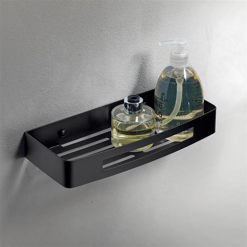 Thumbnail - Gedy, Duschablage, Nerva Shower Caddy Rectangular Matt Blck