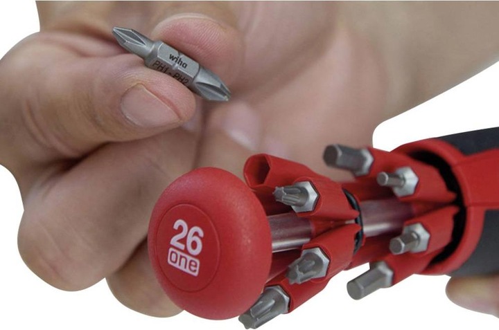 Actual product image Wiha LiftUp 26one (Torx (TX), Phillipps cross recess (PH), Pozidriv cross recess (PZ), Sorceress, Port, Square)