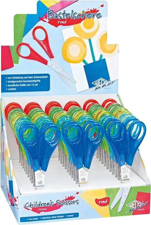 Wedo Forbici artigianali, a punta, lunghezza: 130 mm, in esposizione (13 cm)