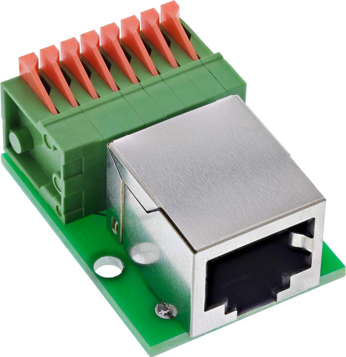 Immagine prodotto InLine ® RJ45 Buchse an Push-In-Klemme, 8-polig, Cat.5e