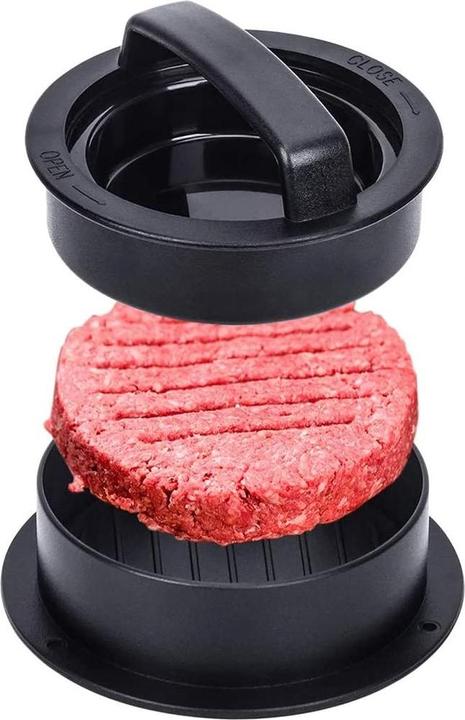 Actual product image PhoneLook Set 3 en 1 pour le moulage des hamburgers 2 tailles de moules plus 1 presseur pour des galettes parf