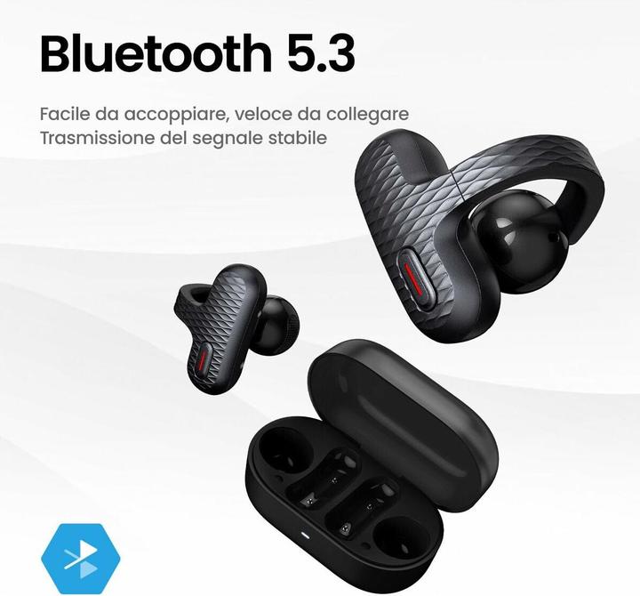 Image du produit Amazfit Up OWS Bluetooth 5.3 Earphones at (Réduction numérique du bruit, 6 h, Sans fil)