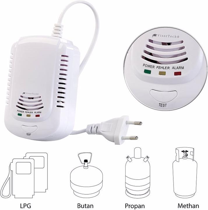 Image du produit VisorTech Détecteur multi-gaz pour les gaz domestiques courants
