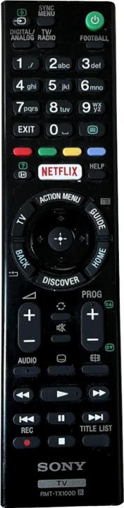Sony Original Fernbedienung RMT-TX100D, 149296311 (Gerätespezifische Fernbedienung, Infrarot)