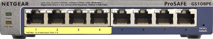 Produktbild Netgear Gs108pe-300eus (8 Ports)