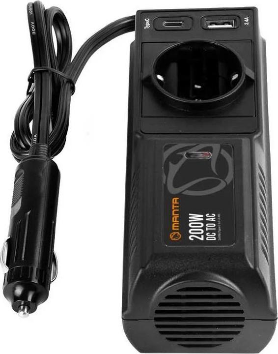 Image du produit Manta MPI200C Inverseur de puissance 200W DC vers AC